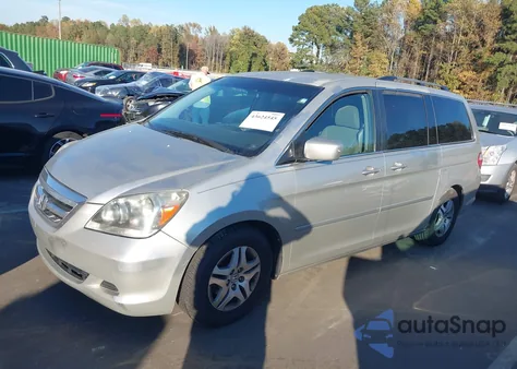 2005 Honda Odyssey Ex from USA, damaged, VIN 5FNRL38455B027470